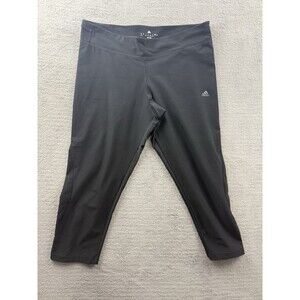 Adidas Womens Black Leggings size Large Climate Capris